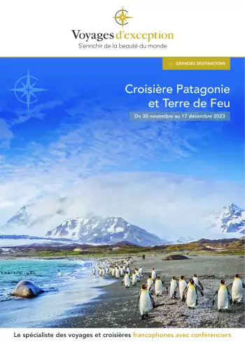 Couverture de la brochure du voyage Croisière en Patagonie et Terre de Feu