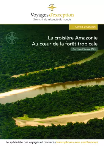 Couverture de la brochure du voyage La croisière en Amazonie, au cœur de la forêt tropicale