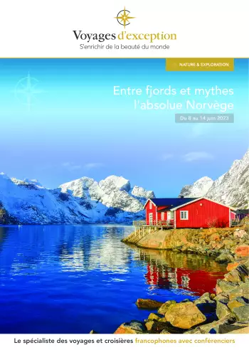 Couverture de la brochure du voyage Entre fjords et mythes, l'absolue Norvège en croisière