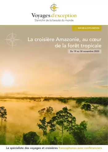 Couverture de la brochure du voyage Croisière en Amazonie, au cœur de la forêt tropicale