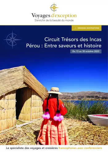 Couverture de la brochure du voyage Circuit au Pérou : immersion culturelle au pays des Incas