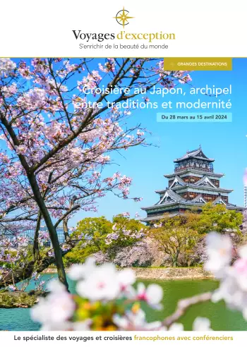 Couverture de la brochure du voyage Croisière Japon & Corée du Sud, entre traditions et modernité