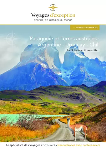 Couverture de la brochure du voyage Croisière en Patagonie : Argentine, Uruguay, Chili