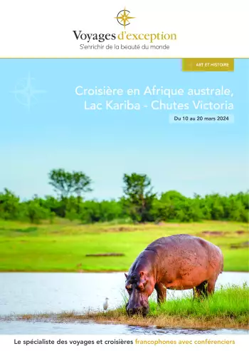 Couverture de la brochure du voyage Croisière-Safari en Afrique australe, Lac Kariba - Chutes Victoria