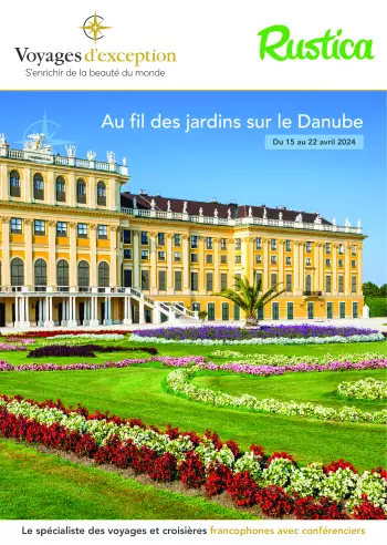 Couverture de la brochure du voyage Croisière sur le Danube : au fil des jardins avec Rustica