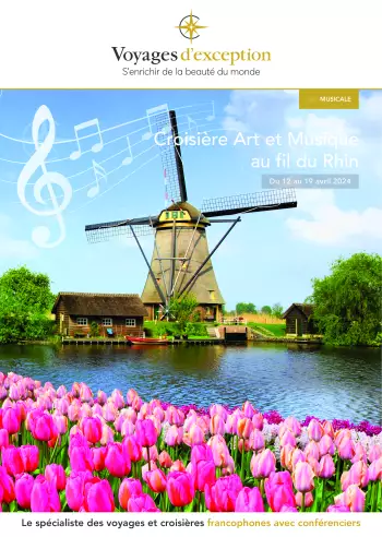 Couverture de la brochure du voyage Croisière Art et Musique au fil du Rhin