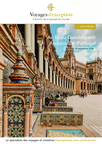 Couverture de la brochure du voyage Au fil du Guadalquivir Andalousie, Portugal