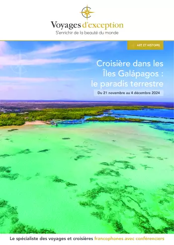 Couverture de la brochure du voyage Croisière dans les Îles Galápagos : aux origines de la vie