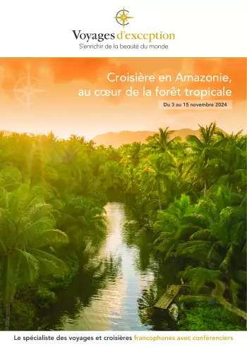 Couverture de la brochure du voyage La croisière en Amazonie, au cœur de la forêt tropicale