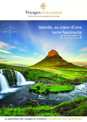 Couverture de la brochure du voyage Islande, au cœur d'une terre fascinante