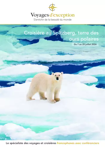 Couverture de la brochure du voyage Croisière au Spitzberg, terre des ours polaires