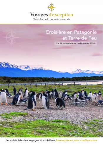 Couverture de la brochure du voyage Croisière en Patagonie et Terre de Feu : voyage au bout du monde