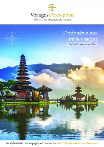Couverture de la brochure du voyage L'Indonésie des Mille Visages : entre patrimoine ancien, volcans majestueux et culture authentique