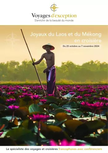 Couverture de la brochure du voyage Les Joyaux du Mékong : à la découverte du Laos en croisière