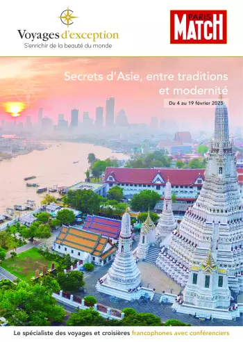 Couverture de la brochure du voyage Secrets d’Asie, entre traditions et modernité