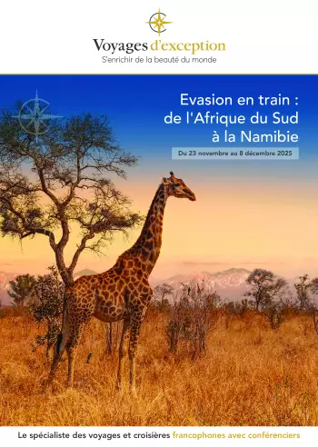 Couverture de la brochure du voyage Évasion en train : de l'Afrique du Sud à la Namibie