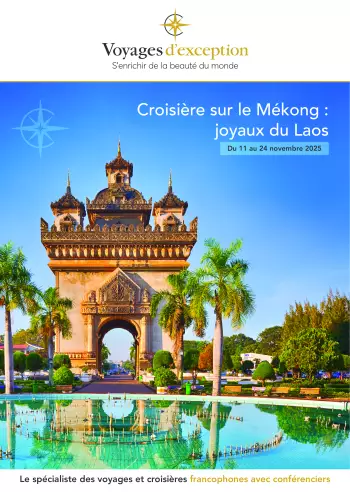 Couverture de la brochure du voyage Croisière sur le Mékong : joyaux du Laos