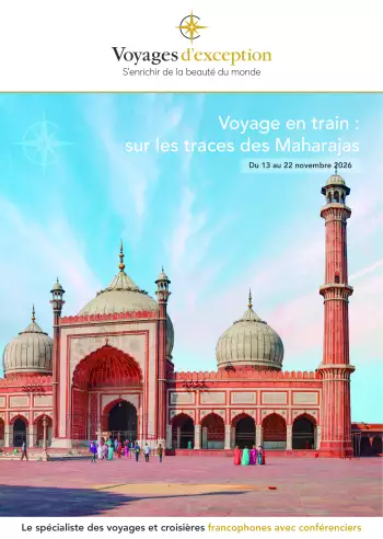 Couverture de la brochure du voyage Voyage en train : sur les traces des Maharajas