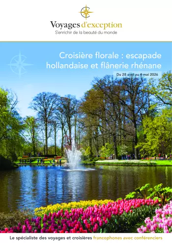 Couverture de la brochure du voyage Croisi&egrave;re florale : escapade hollandaise et fl&acirc;nerie rh&eacute;nane avec Alain Baraton