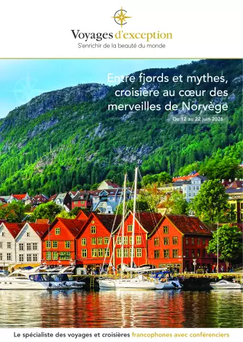 Couverture de la brochure du voyage Entre fjords et mythes, l'absolue Norv&egrave;ge en croisi&egrave;re