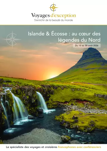 Couverture de la brochure du voyage Islande & Écosse : au cœur des légendes du Nord