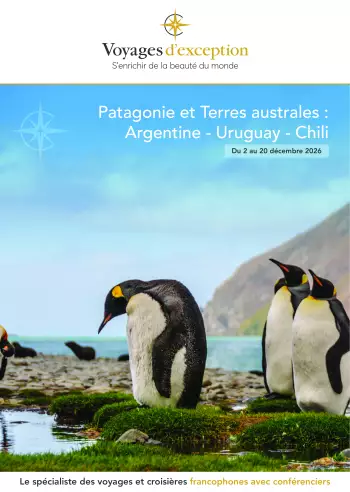 Couverture de la brochure du voyage Patagonie et Terres australes : cap sur la Terre de Feu