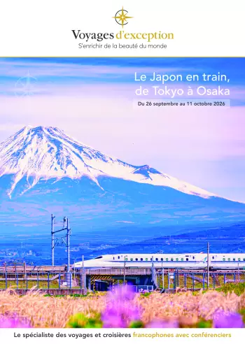 Couverture de la brochure du voyage Le Japon en train : voyage au cœur des villes, des traditions et des paysages