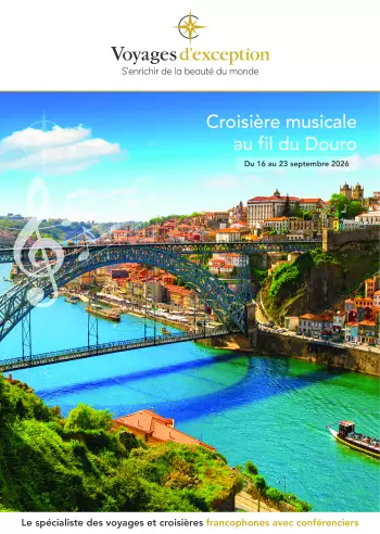 Couverture de la brochure du voyage Croisi&egrave;re Musicale au fil du Douro