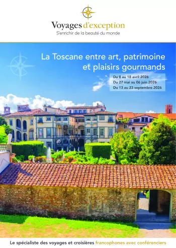 Couverture de la brochure du voyage La Toscane entre art, patrimoine et plaisirs gourmands