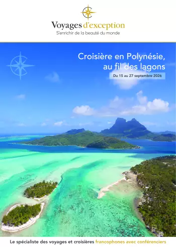 Couverture de la brochure du voyage Polyn&eacute;sie : joyaux du Pacifique, archipel paradisiaque