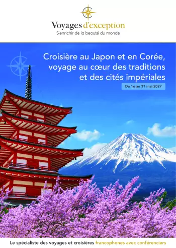 Couverture de la brochure du voyage Le Japon et la Cor&eacute;e du Sud au c&oelig;ur des traditions et des cit&eacute;s imp&eacute;riales