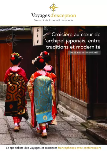 Couverture de la brochure du voyage Croisi&egrave;re au c&oelig;ur de l&rsquo;archipel japonais, entre traditions et modernit&eacute;