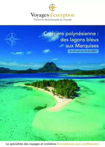 Couverture de la brochure du voyage Croisi&egrave;re polyn&eacute;sienne : des lagons bleus aux Marquises