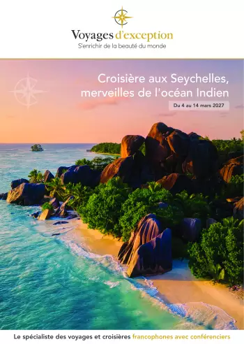 Couverture de la brochure du voyage Croisi&egrave;re aux Seychelles, merveilles de l'oc&eacute;an Indien