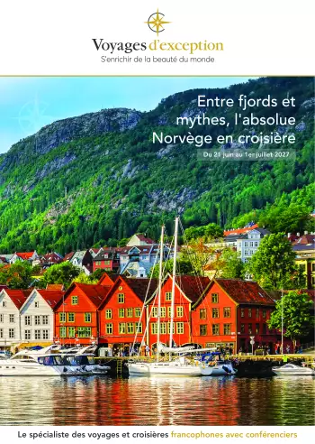 Couverture de la brochure du voyage Entre fjords et mythes, l'absolue Norv&egrave;ge en croisi&egrave;re