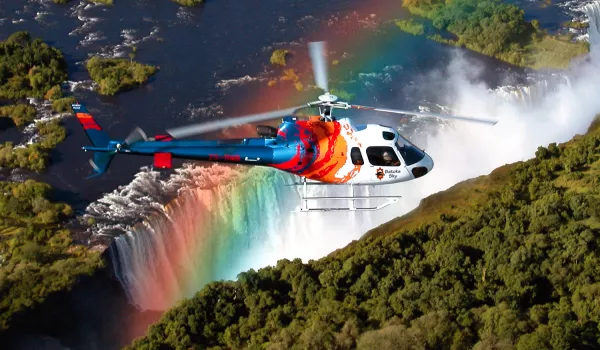 Survol en hélicoptère des Chutes Victoria