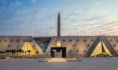 Les pyramides de Gizeh et le Grand Musée du Caire