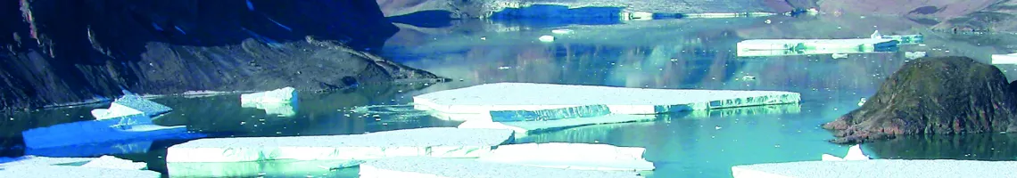 Inuits et panorama arctique