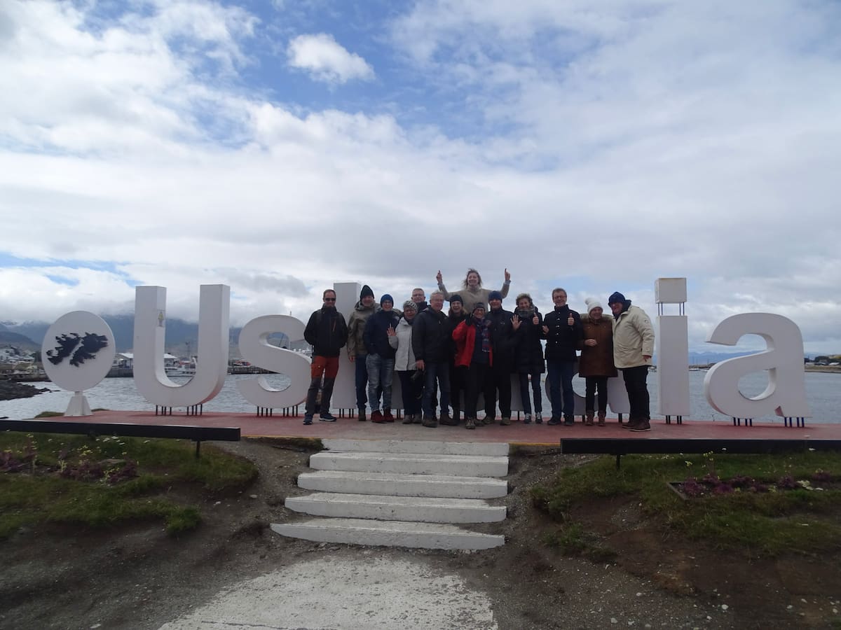 Nos passagers à Ushuaïa