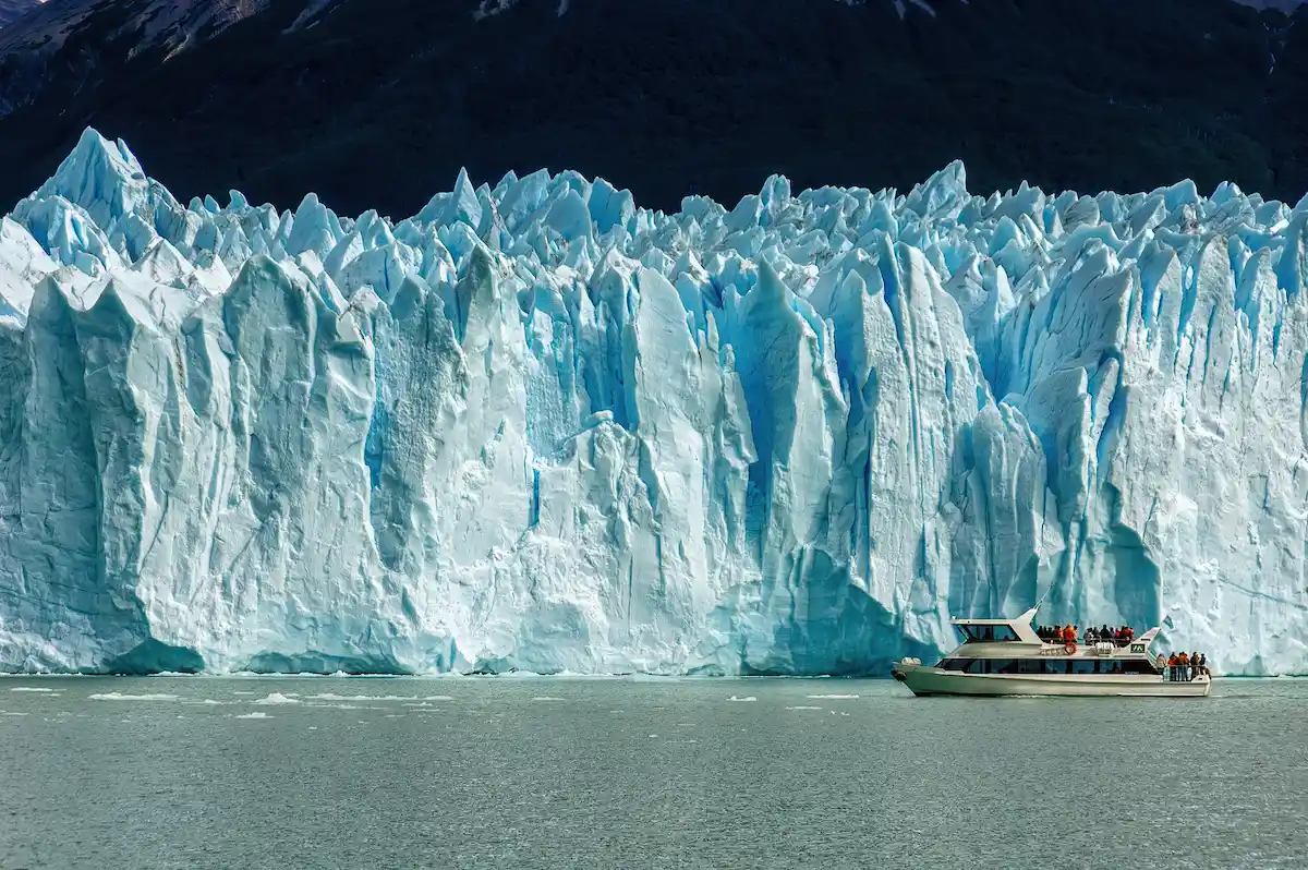 Le front du glacier perito moreno