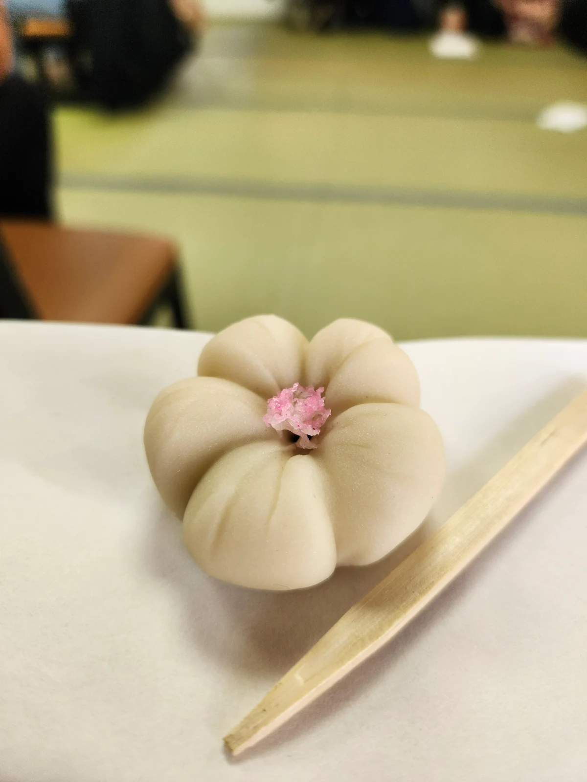 Wagashi servi pendant la cérémonie