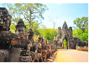 La cité d'Angkor au Cambodge
