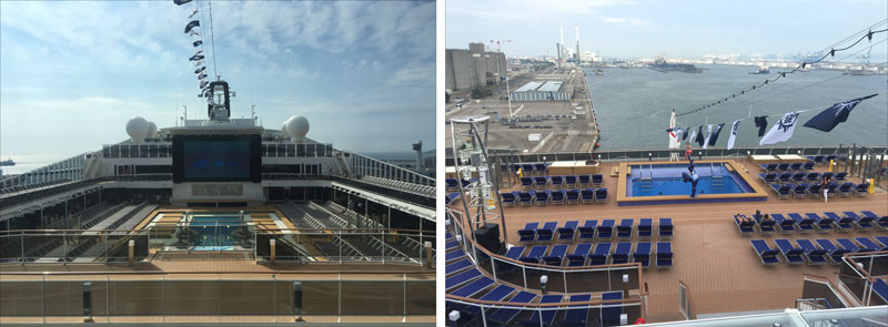 Bassins extérieurs du MSC Meraviglia
