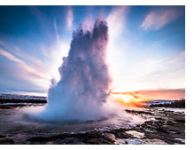 Décor magique à Reykjavik en Islande