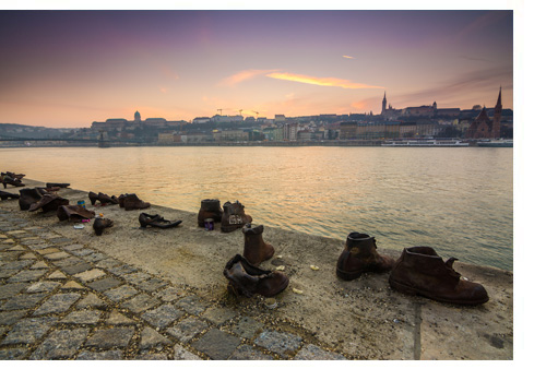 Mémorial de la Shoah sur les rives du Budapest