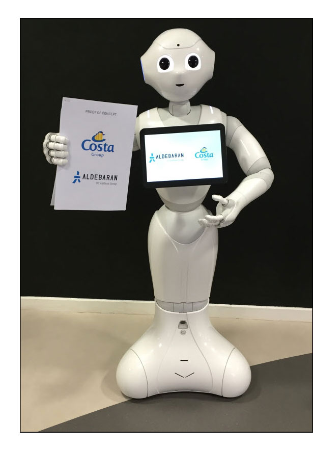 Pepper : un passager pas comme les autres chez Costa