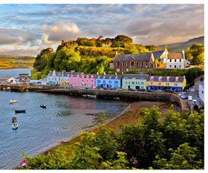 Portree, le pittoresque port d'Écosse