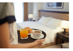 Room service en cabine de croisière