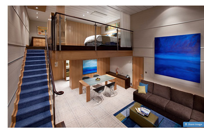 Suite sur navire de la Royal Caribbean